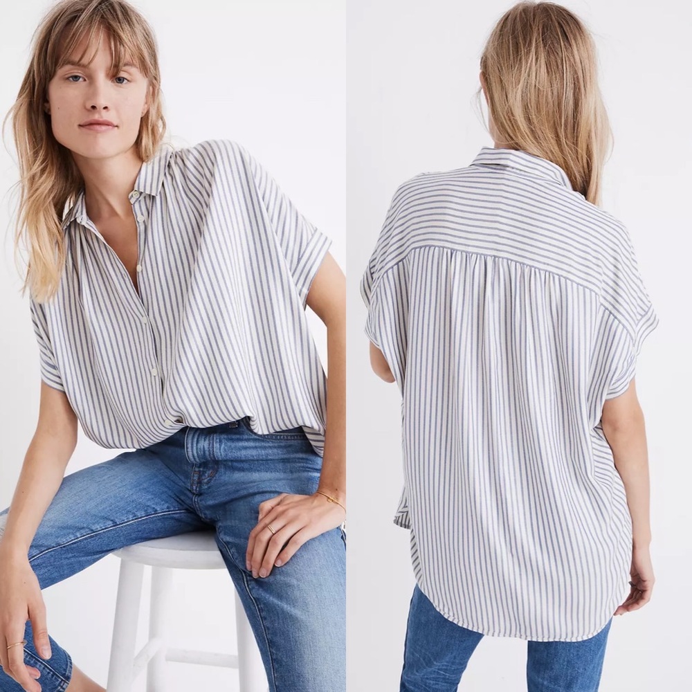 Madewell Central Shirt in Dalton Stripe